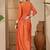 zari sequence thread work crop top & pleated skirt with shrug co-ords