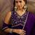 embroidered v-neck a-line kurti & palazzos with dupatta