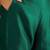 embroidered round neck straight kurta & trousers with dupatta
