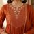 women embroidered round neck kurta with trousers & dupatta
