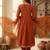 women embroidered round neck kurta with trousers & dupatta