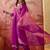embroidered round neck  kurta trousers & dupatta