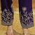 embroidered round neck kurta & trousers kurta set