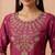 zari sequence cording embroidered kurta with palazzo & dupatta