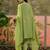 embroidered square neck top shrug & dhoti co-ords