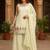 embroidered square neck kurta palazzos & dupatta