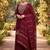 zari cording embroidered kurta with palazzo & dupatta