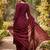 zari cording embroidered kurta with palazzo & dupatta