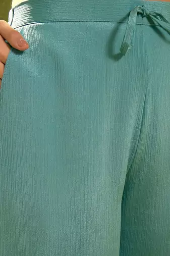 embroidered  round neck kurta sets