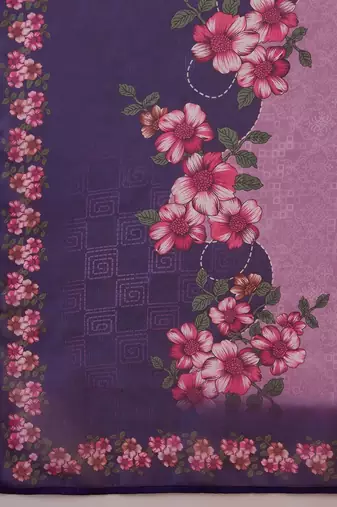 embroidered  v-neck kurta & trousers kurta sets