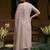 embroidered straight kurta & trousers