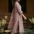 embroidered straight kurta & trousers
