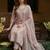embroidered straight kurta & trousers