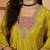 women floral embroidered regular sequinned kurta with skirt & dupatta