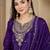 ethnic motifs zari sequence thread embroidered kurta with palazzos &  dupatta