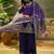 embroidered square neck kurta & palazzos kurta set