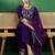zari embroidered a-line kurta sets