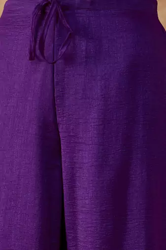 printed flared sleeves kurta & trousers with dupatta