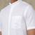 White shirt - plain - mandarin collar - regular fit - men shirts