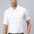 White plain cotton shirt men