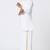 White zari cotton straight dhoti kurta set