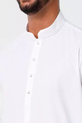White dhoti pure cotton straight kurta - dhoti-kurta set