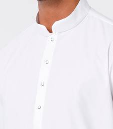 White dhoti pure cotton straight kurta - dhoti-kurta set