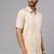 Copper shirt cotton blend dhoti set - men shirts