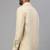 Beige plain cotton classic shirt - men-shirts