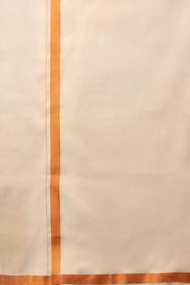 copper cotton blend shirt dhoti set with plain style 3