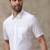 White plain cotton shirt classic men shirts