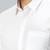 White plain cotton spread collar shirt - men shirts
