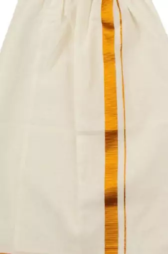 Pink plain cotton blend shirt veshti dhoti-kurta