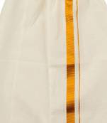 Pink plain cotton blend shirt veshti dhoti-kurta