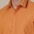 Brown cotton blend shirt dhoti - dhoti-kurta