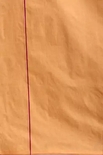 Brown cotton blend shirt dhoti - dhoti-kurta