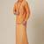 Brown cotton blend shirt dhoti - dhoti-kurta
