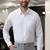 White plain cotton formal shirt - men shirts