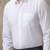 White plain cotton shirt - men shirts