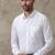 White plain cotton shirt - men shirts