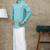 Blue shirt cotton blend dhoti ramraj dhoti set