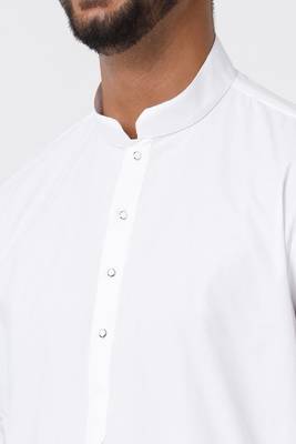 white pure cotton dhoti kurta set with zari 2