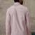 Pink plain cotton regular-fit shirt men shirts