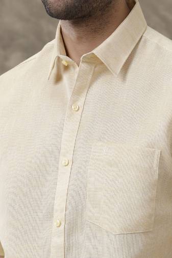 Beige shirt ramraj men shirts
