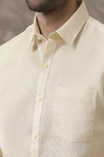 Beige shirt ramraj men shirts