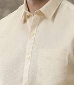 Beige shirt ramraj men shirts
