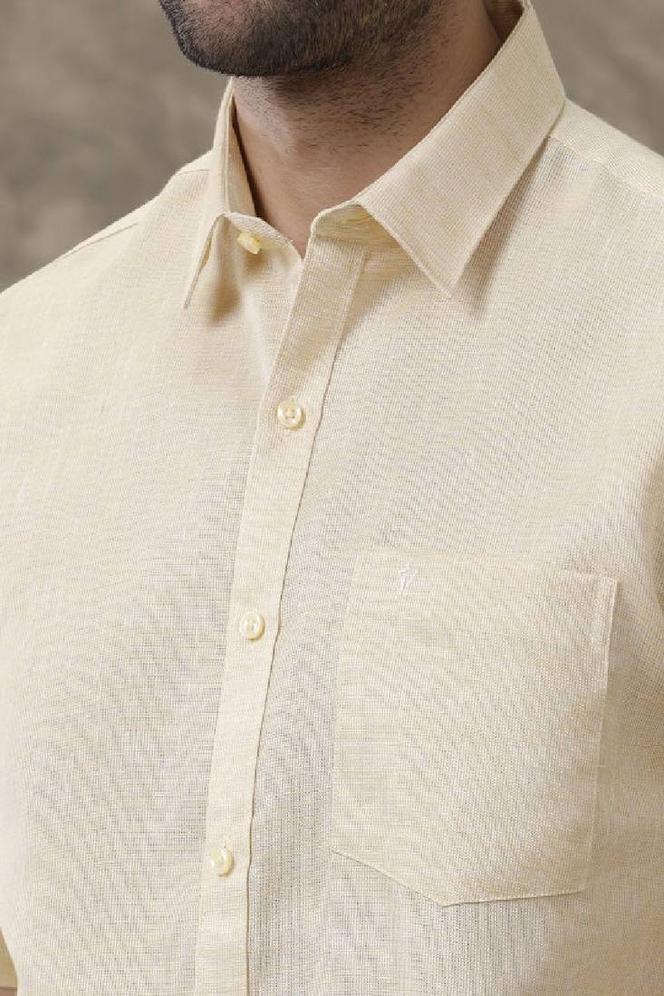 Beige shirt ramraj men shirts