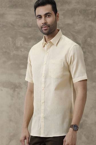 Beige shirt ramraj men shirts
