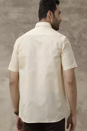 Beige shirt ramraj men shirts