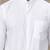 Men standard fit solid mandarin collar cotton casual shirt